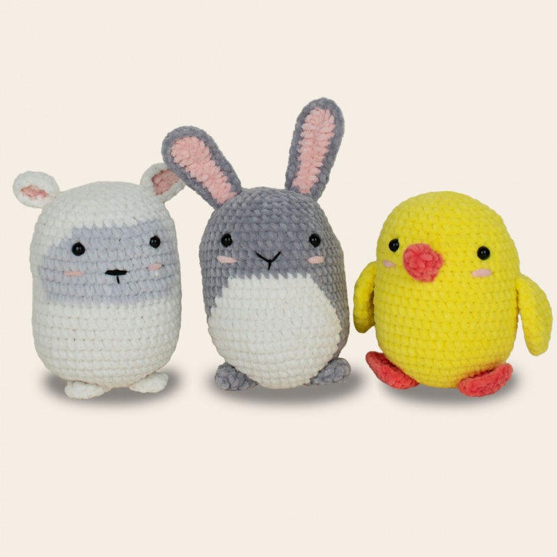 Happy Chenille Book 9 (Easter Friends) Amigurumi Crochet Patterns Sirdar